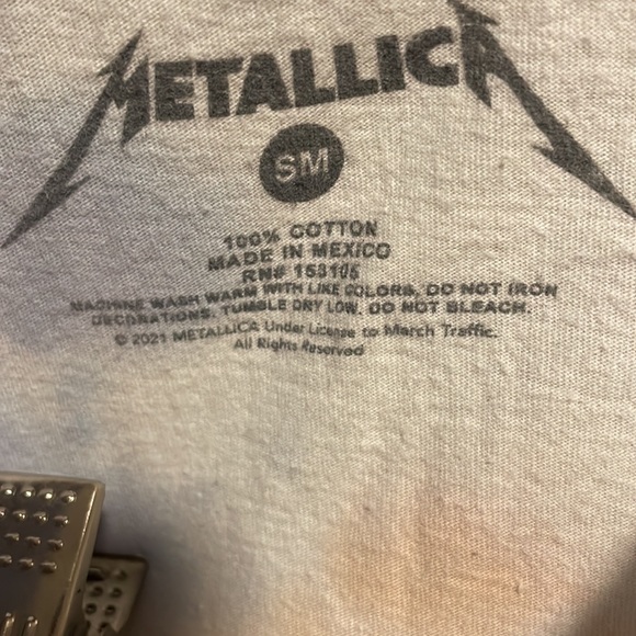 Small Mens Metallica Tye Dye Shirt - Picture 2 of 2
